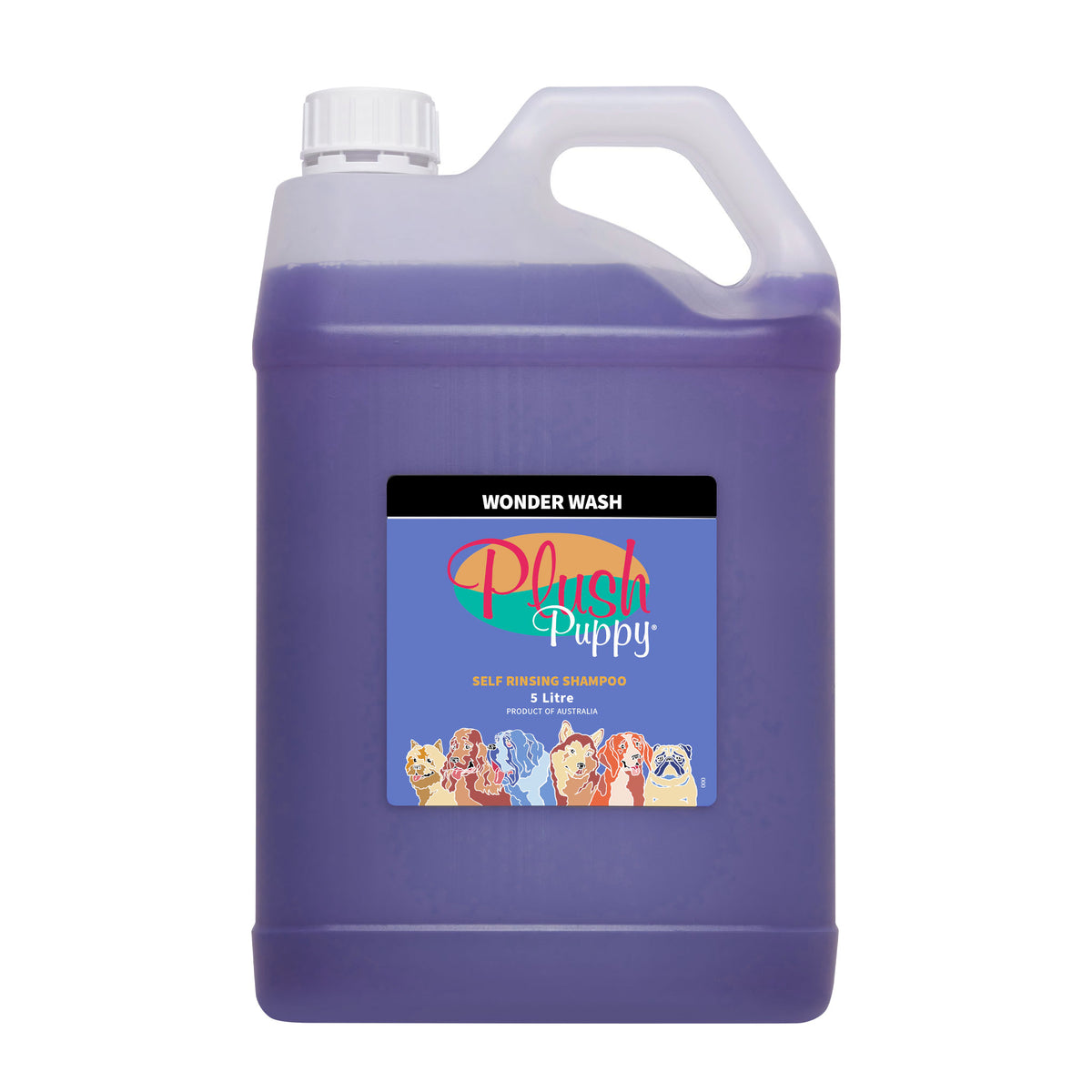 Plush Puppy Wonder Wash Self Rinsing Shampoo 5L
