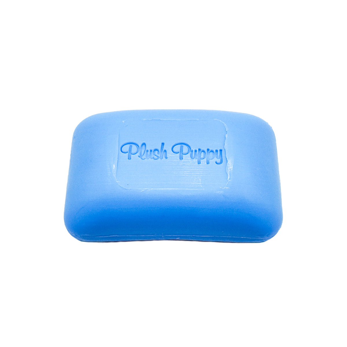Plush Puppy Wonder Blok soap bar seen from a low angle
