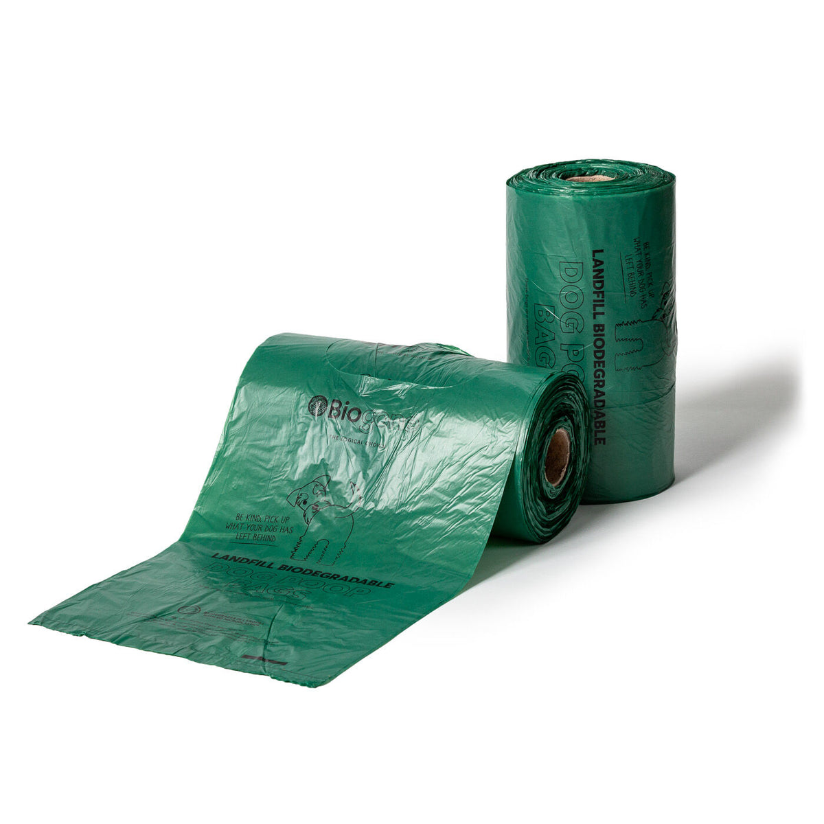 Bio Gone Biodegradable Dog Waste Bags with Handles front of pack