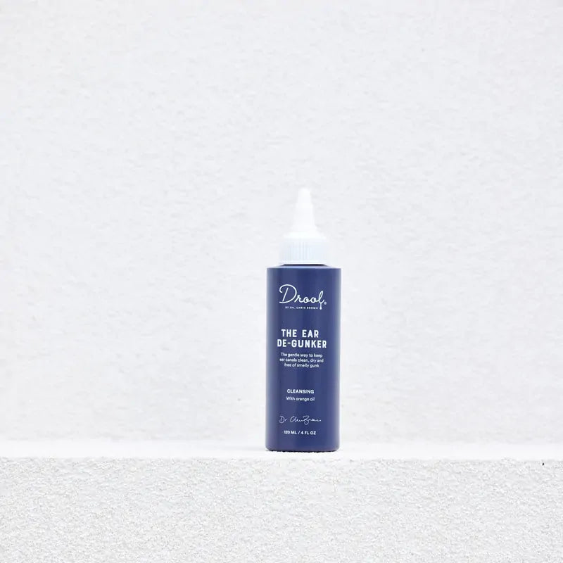 Drool by Dr Chris Brown The Ear De-Gunker ear cleaner 120ml bottle