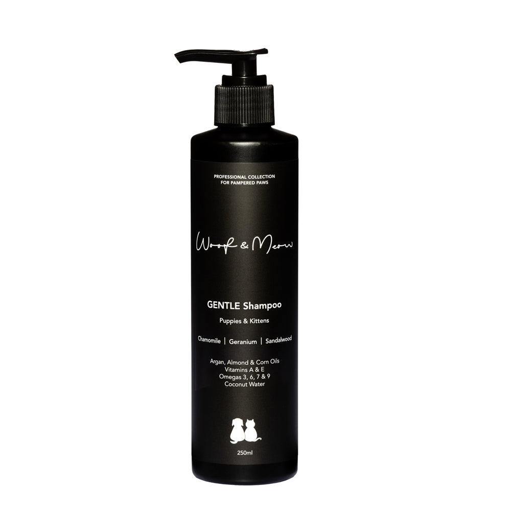 Woof and Meow Gentle Shampoo front of pack