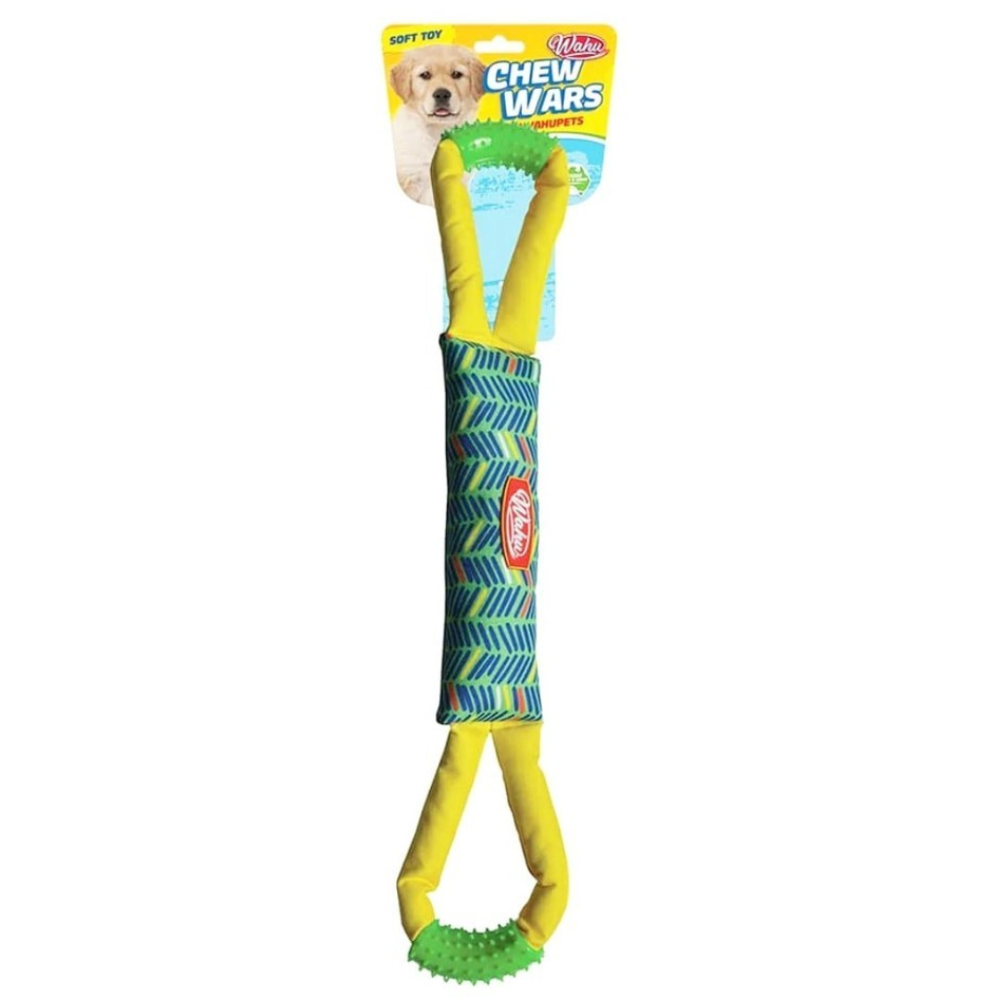 Wahu Pet Chew Wars dog toy on card packaging