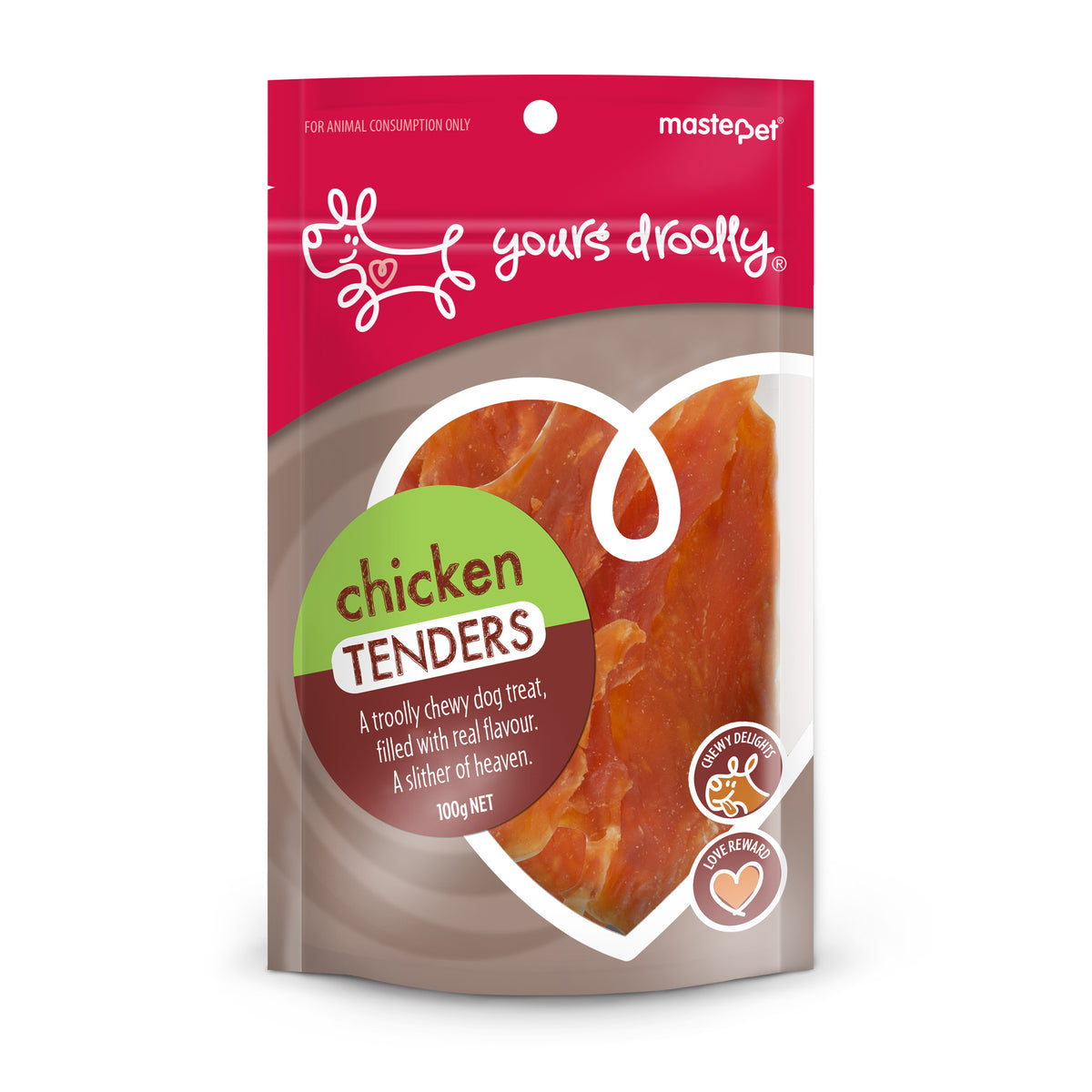 Yours Droolly Chicken Tenders Dog Treats - 100g