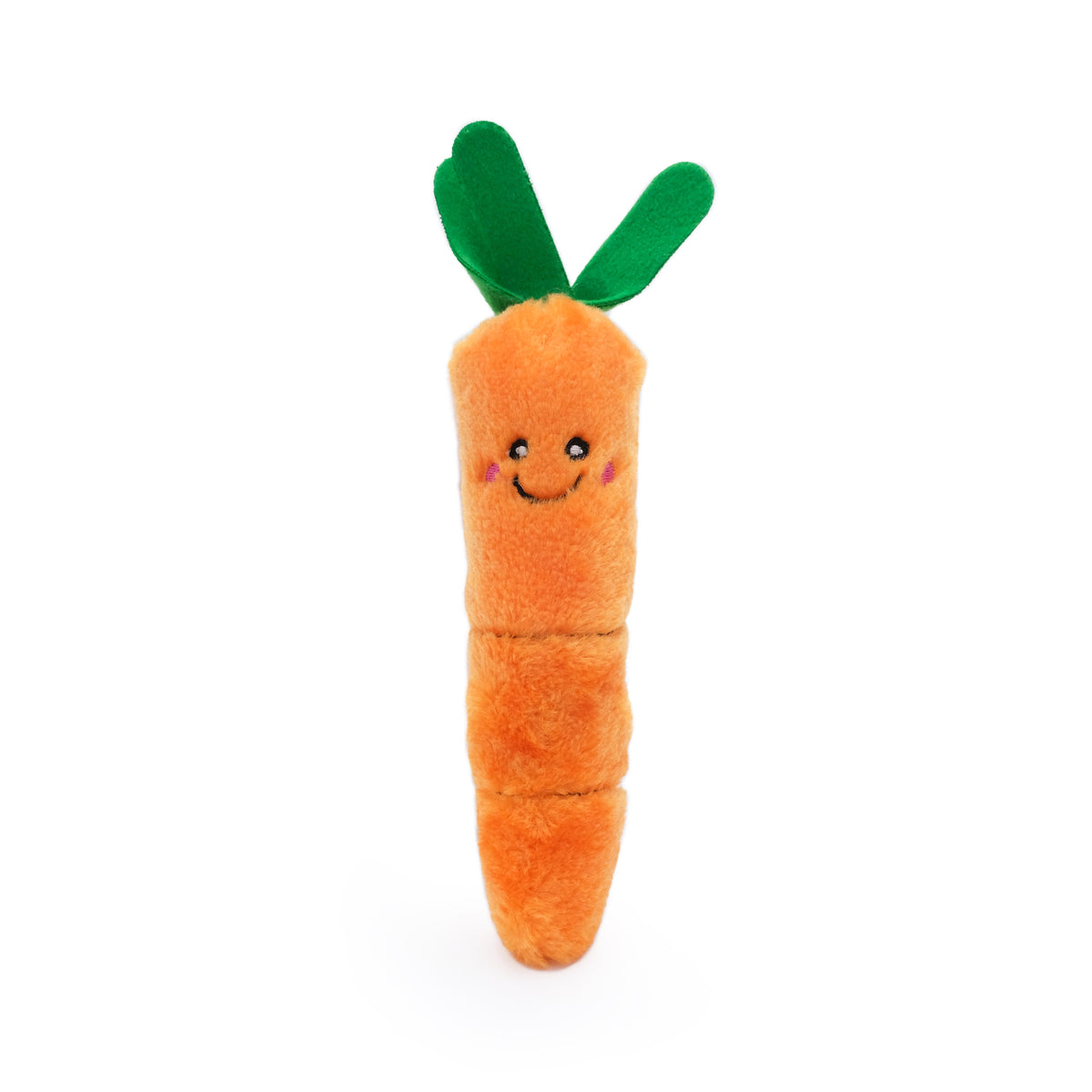 Zippy Paws ZippyClaws Kickerz Carrot plush catnip kicker cat toy