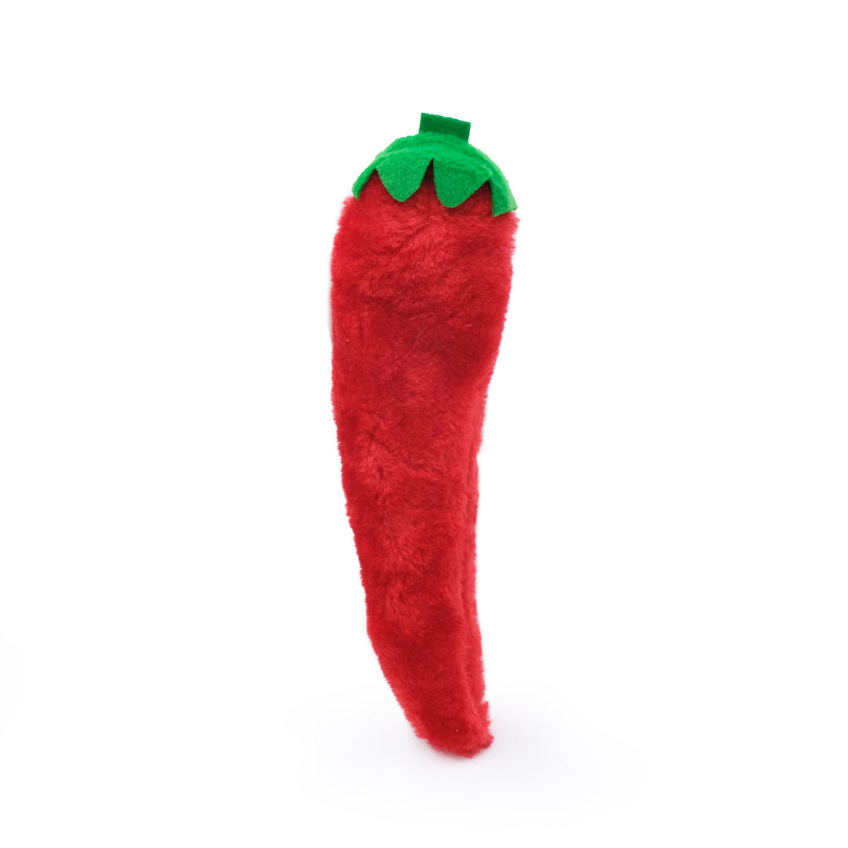 ZippyClaws Kickerz Pepper cat toy shown from the side to display its length