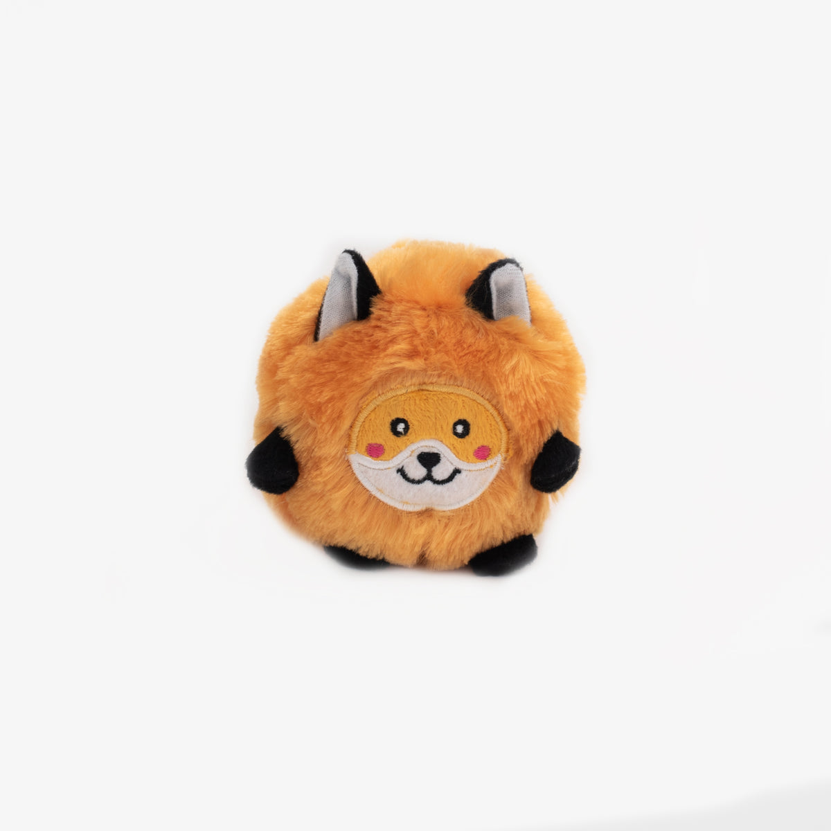 Bushy Throw Fox shown from the side showing the crinkle body and tail length