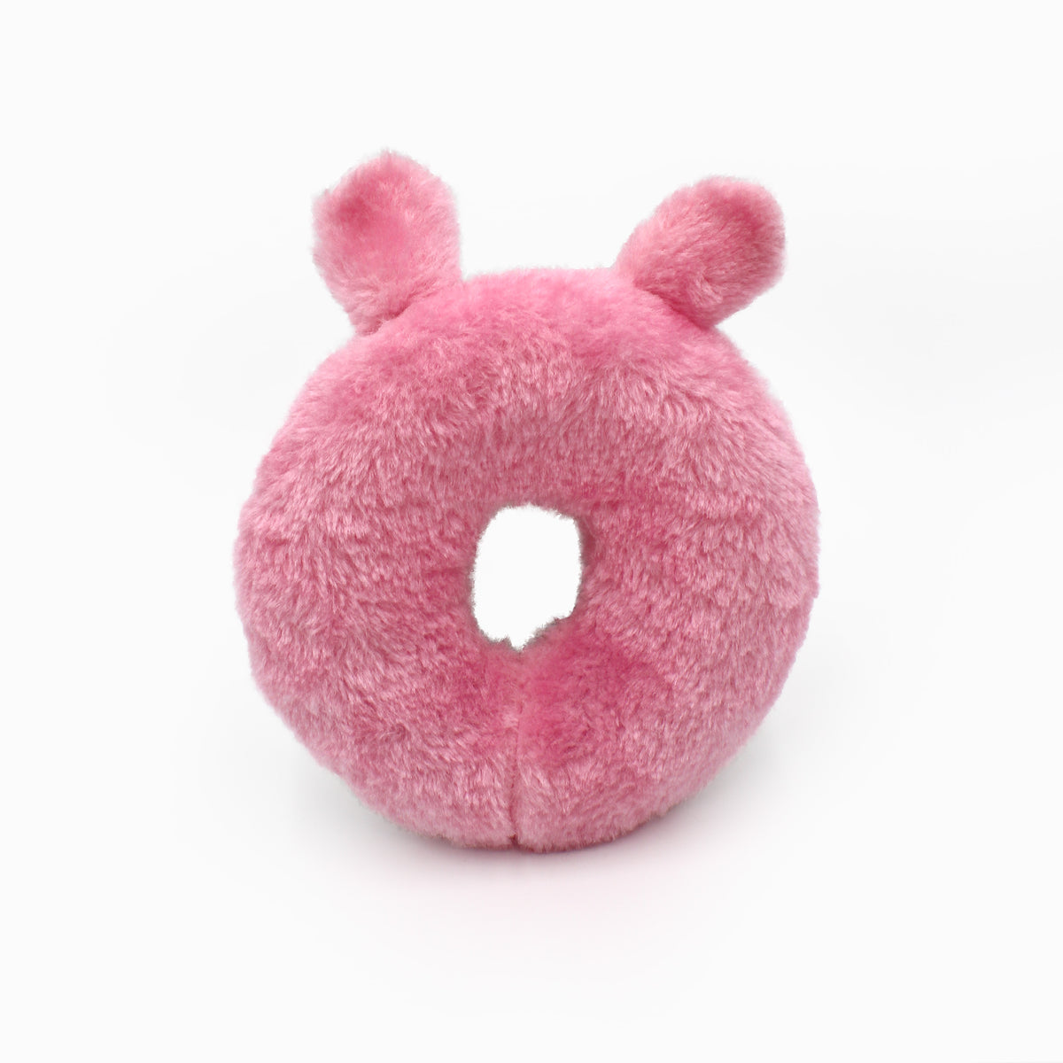 Donutz Buddies Bunny shown from the back showing the flat donut profile