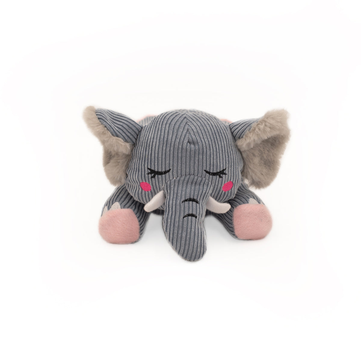 Snooziez Elephant seen from the front, lying down