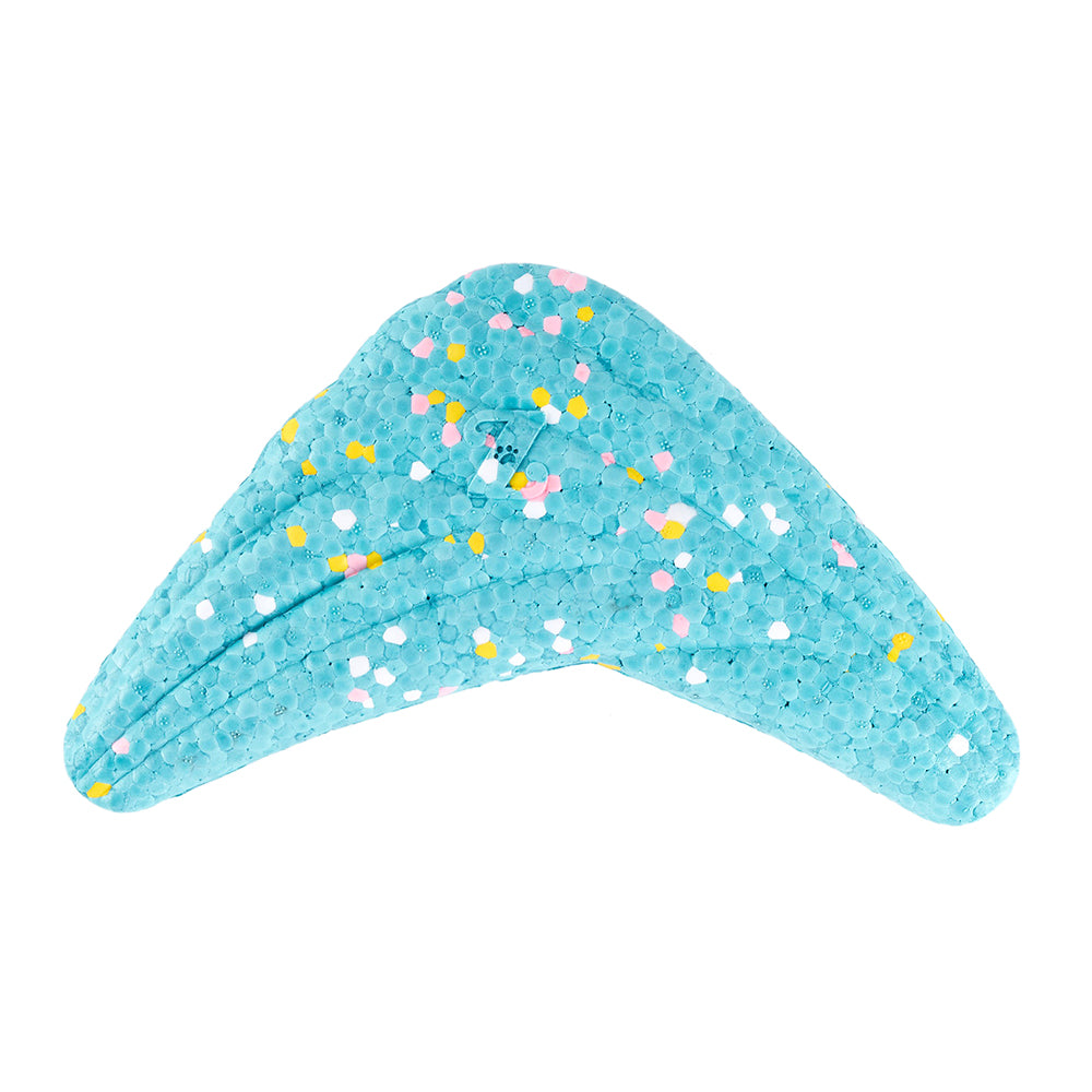 AirTuff Boomerang shown from a second angle showing the moulded foam surface