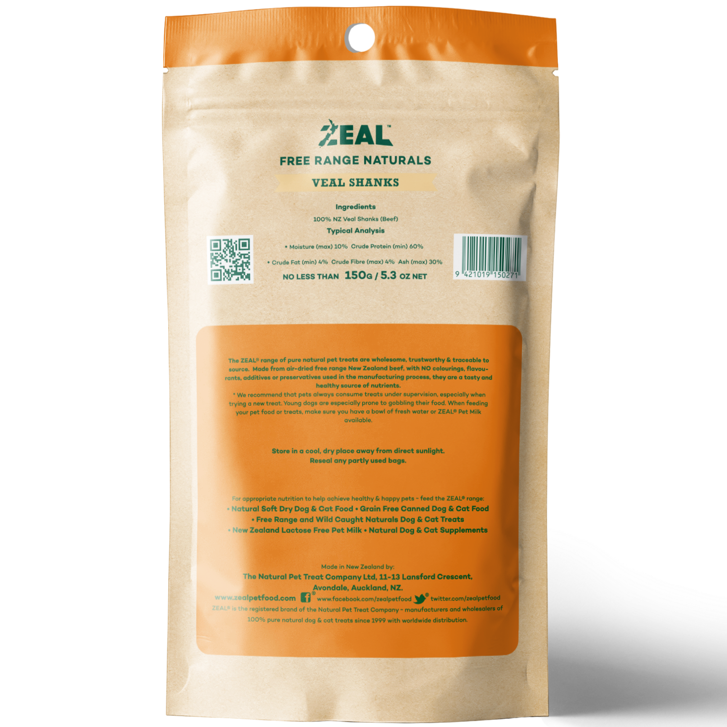 Zeal Veal Shanks Back