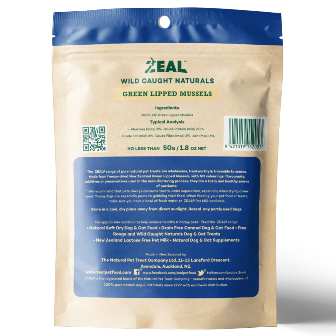 Zeal Green Lipped Mussels Back