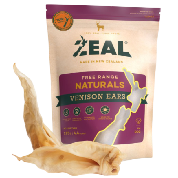 Zeal Venison Ears Pet Treats