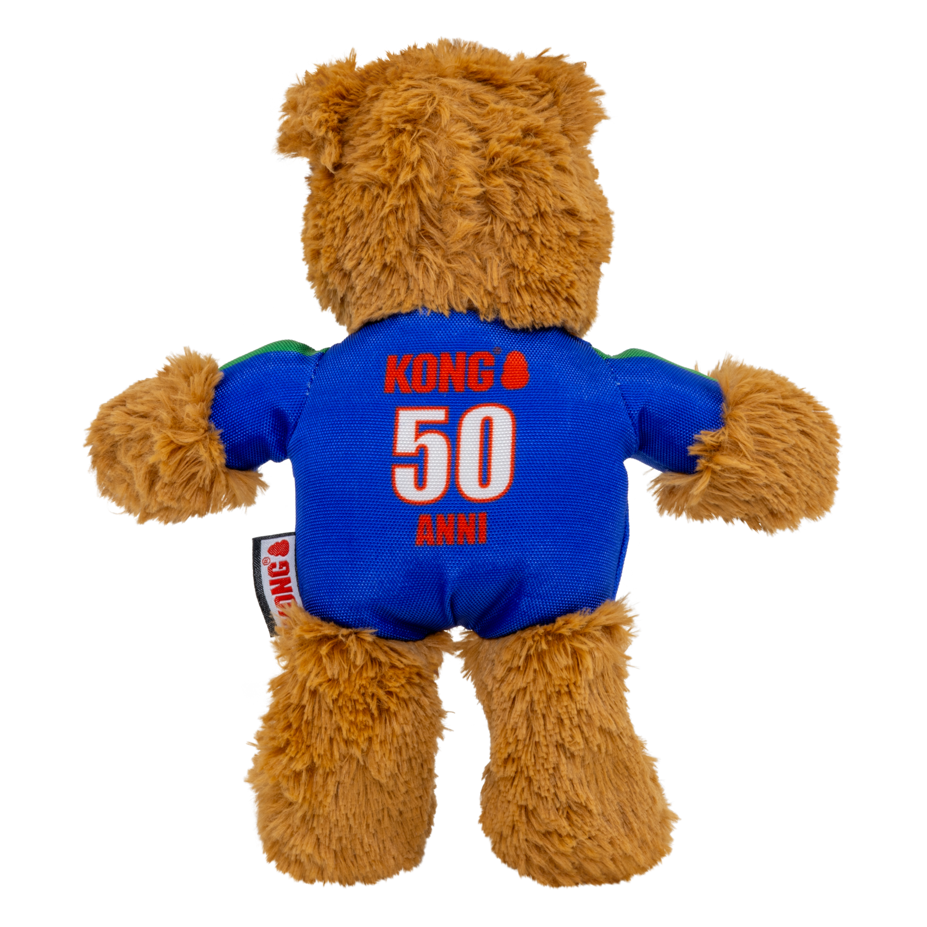 KONG Dog Toys Wild Knots Sport Bear Italy photographed against a white background