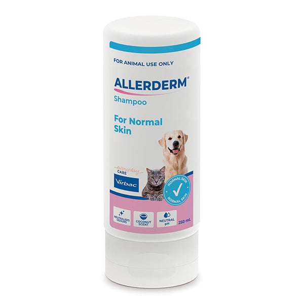 Virbac Allerderm Shampoo for Normal Skin 250ml bottle