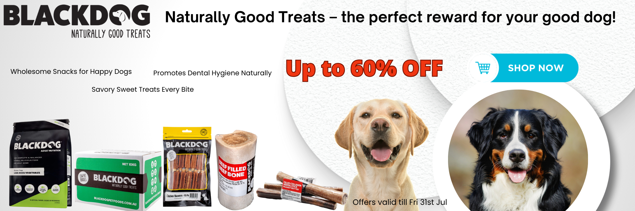 BlackDog up to 60% OFF valid till Fri 31st Jul
