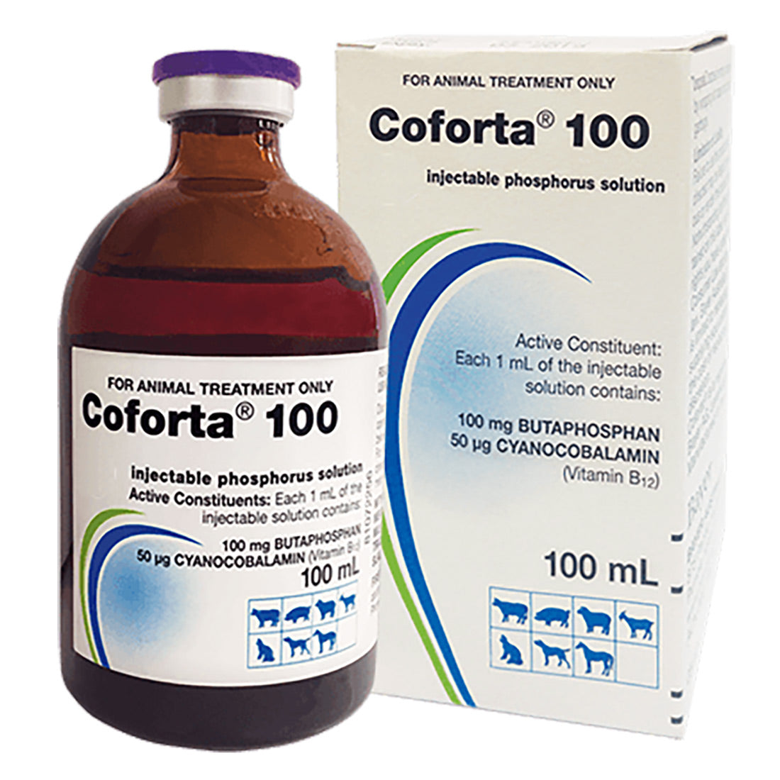 Coforta 100 injectable phosphorus and B12 solution 100ml bottle