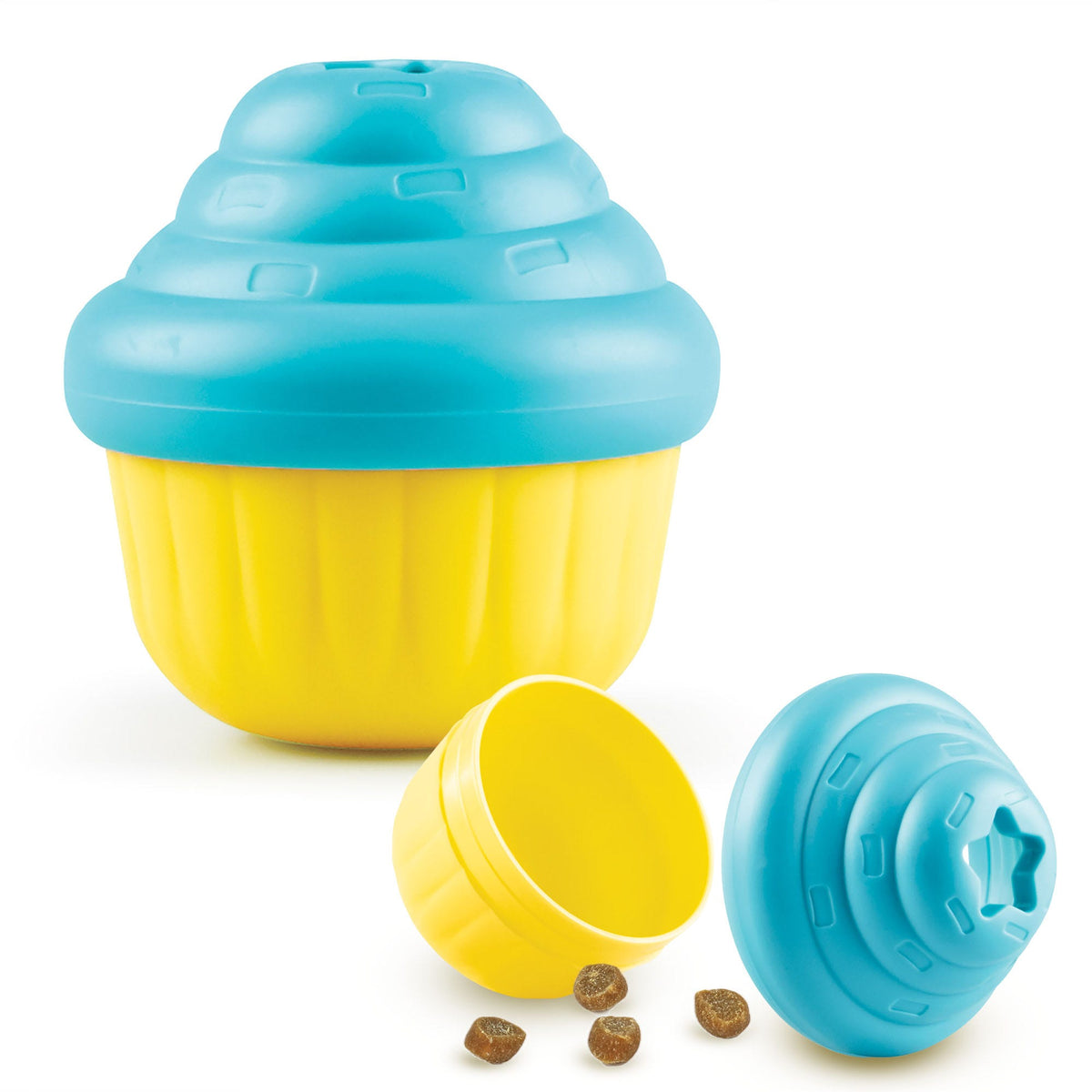 Brightkins small cupcake treat dispenser dog toy