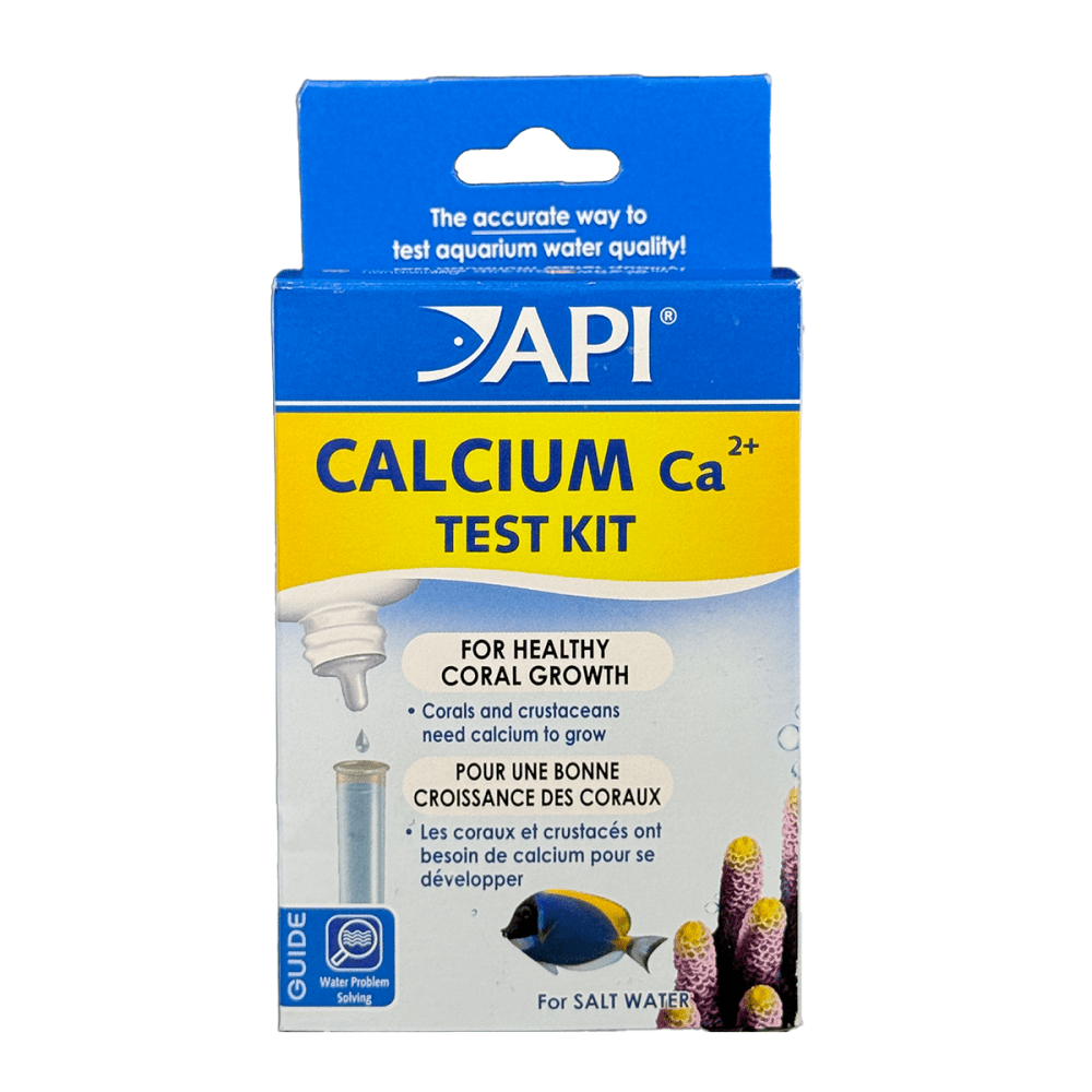 API Calcium test kit for reef and saltwater aquariums, carton front