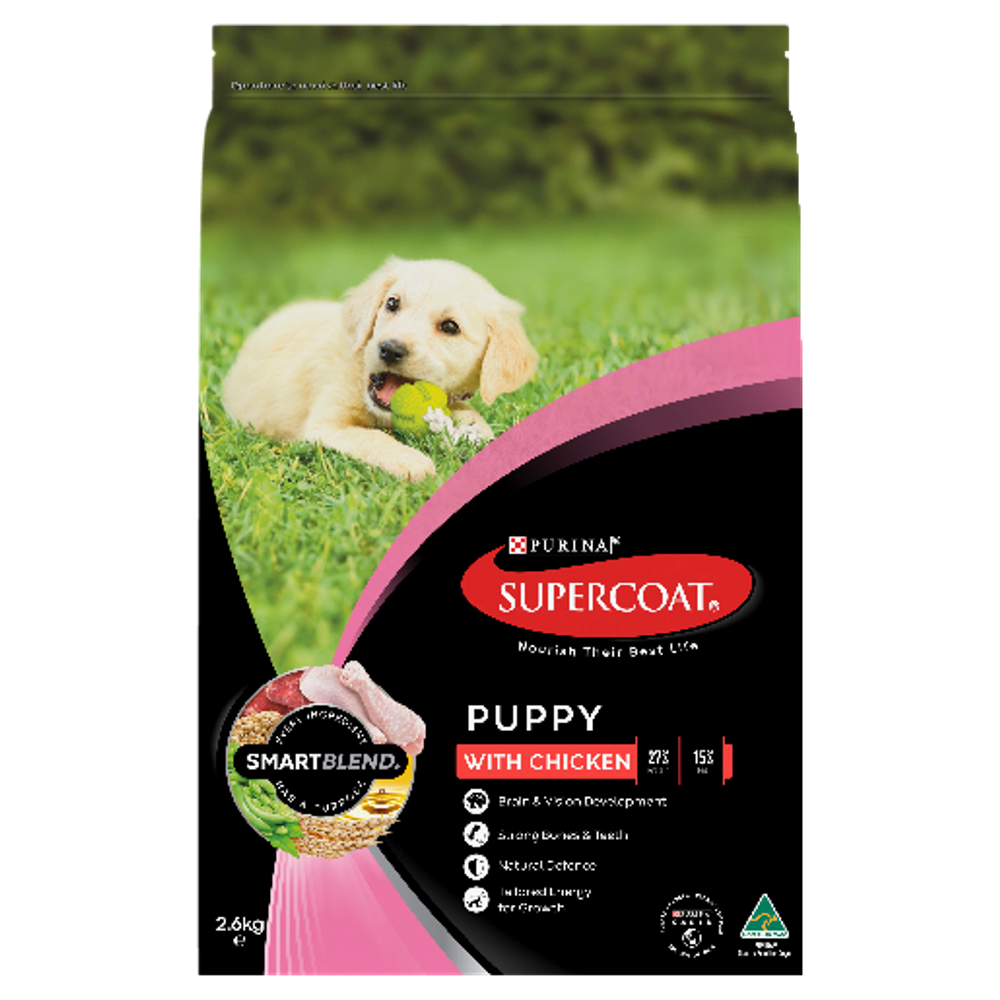 SUPERCOAT Puppy Chicken Dry Dog Food