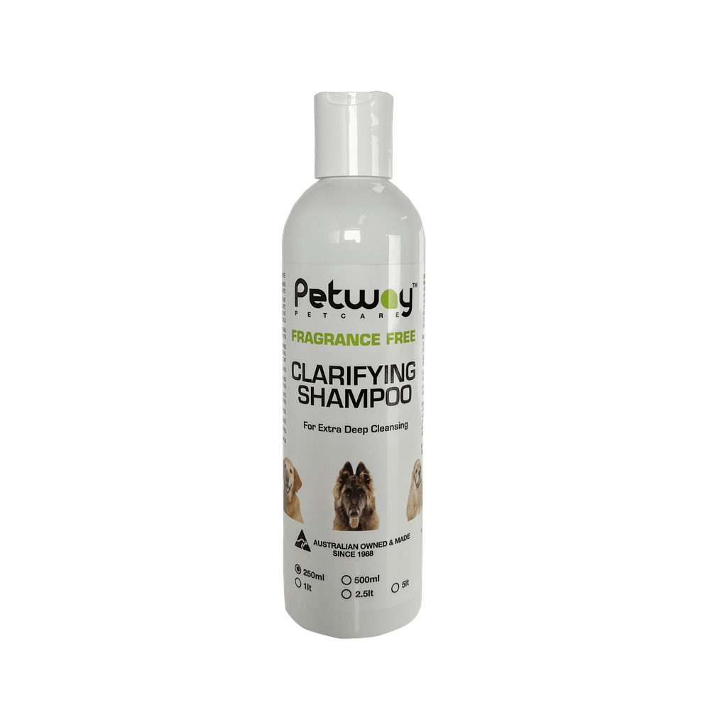 Petway Petcare Fragrance Free Clarifying Shampoo - 250ml | PeekAPaw Pet Supplies
