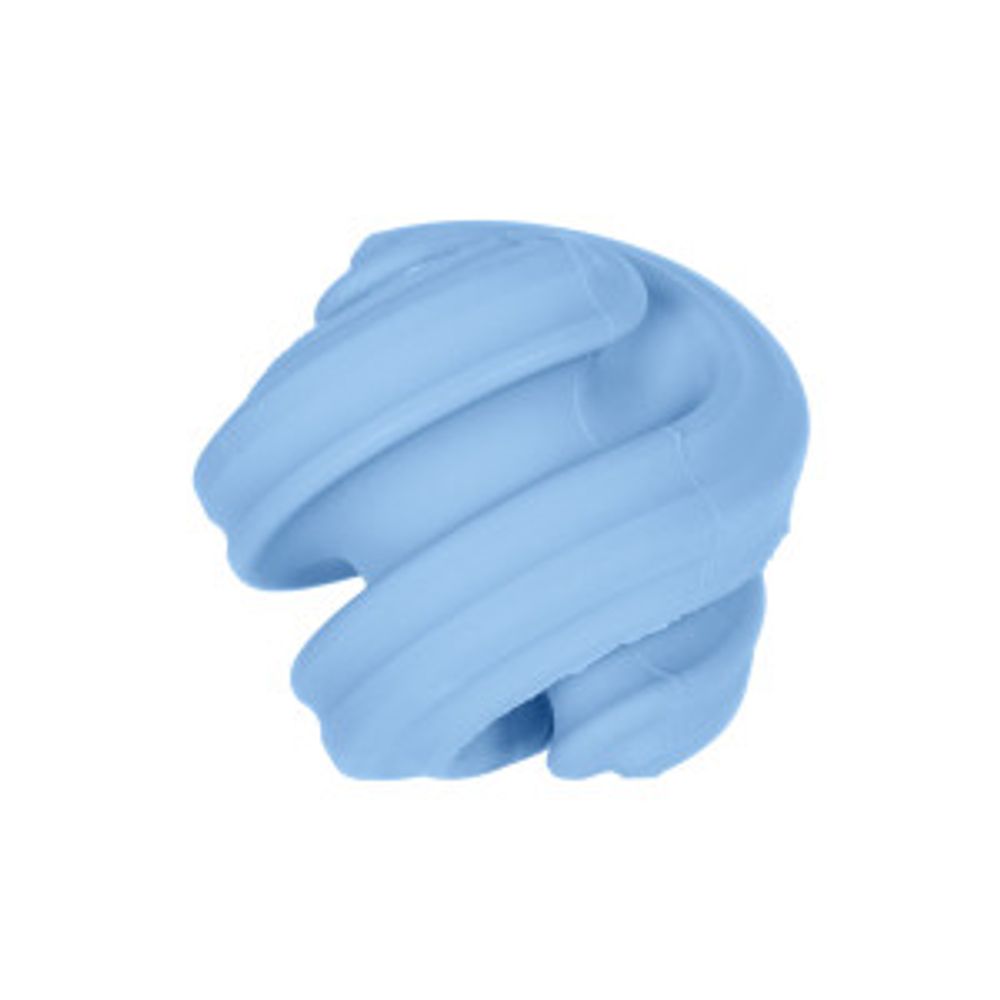 Pet DreamHouse Chewtastic GEO Gentle Interactive Dog Chew Toy - Geo-Hex Pastel Blue | PeekAPaw Pet Supplies