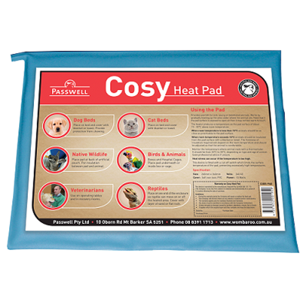 Passwell Cosy Heat Pad 10w - 26x36cm | PeekAPaw Pet Supplies