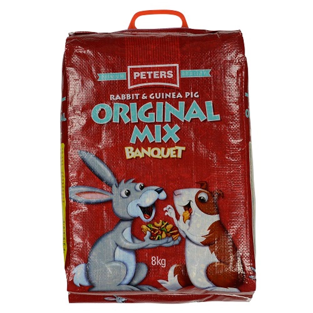 Peters Original Mix Rabbit & Guinea Pig Food - 8kg | PeekAPaw Pet Supplies