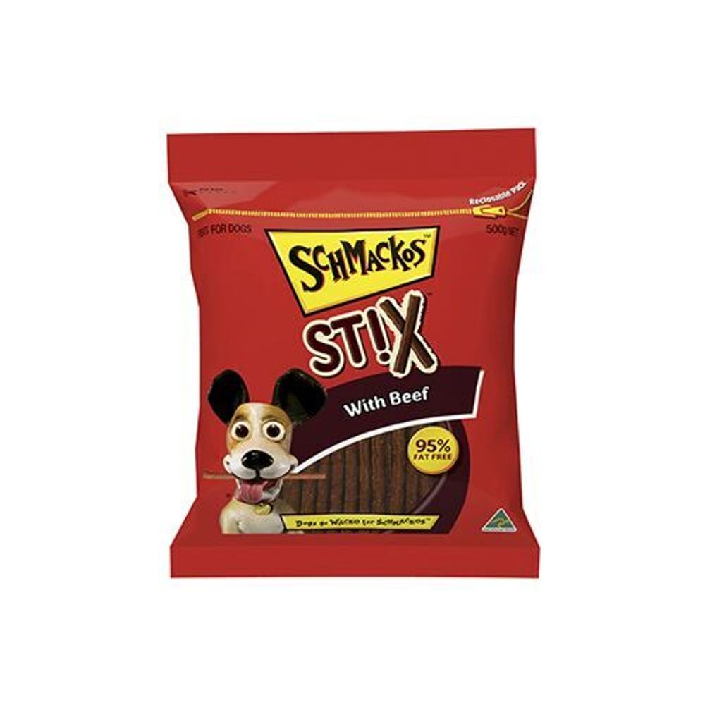Schmackos Stix Beef Dog Treats