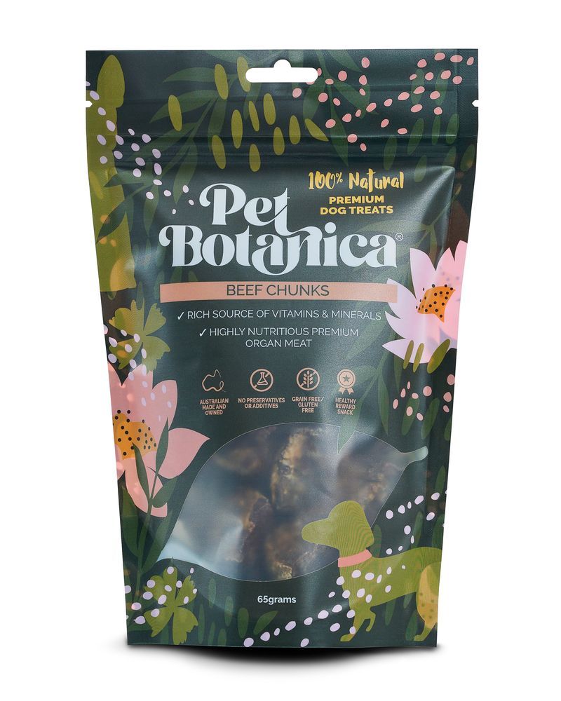 Pet Botanica Beef Chunks Dog Treats pack front