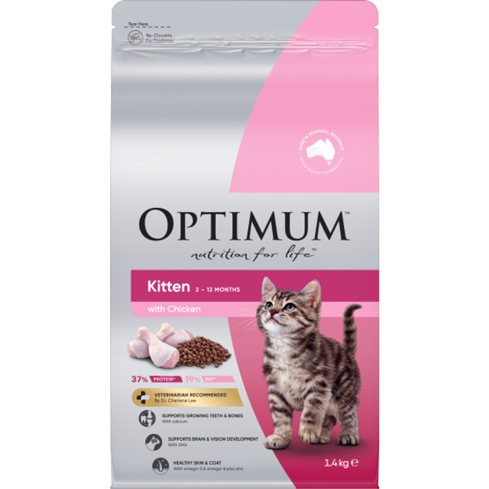 OPTIMUM Kitten Chicken Dry Cat Food