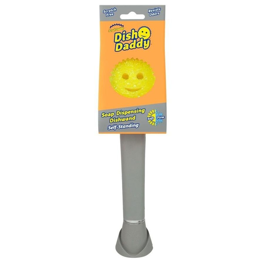 Scrub Daddy Dish Daddy dishwand in silver