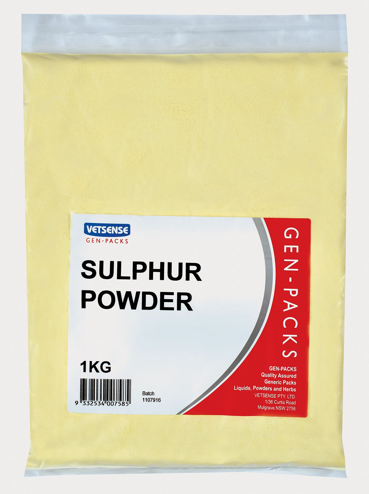 Gen Pack Sulphur agricultural powdered sulphur for stock licks