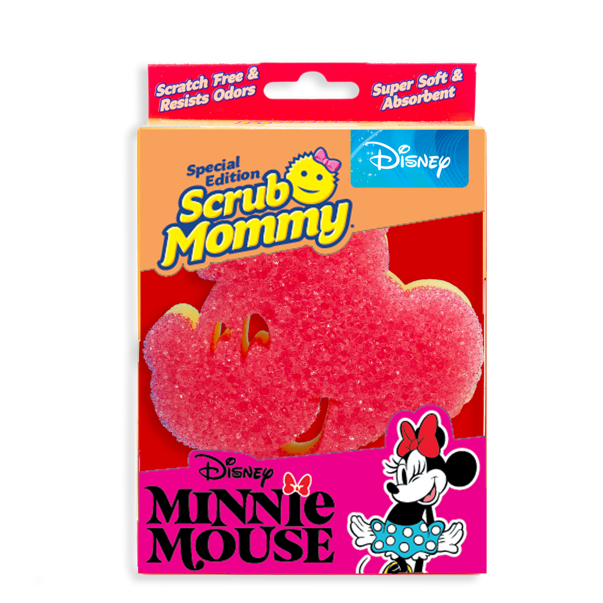 Scrub Mommy Disney Minnie Mouse cleaning sponge