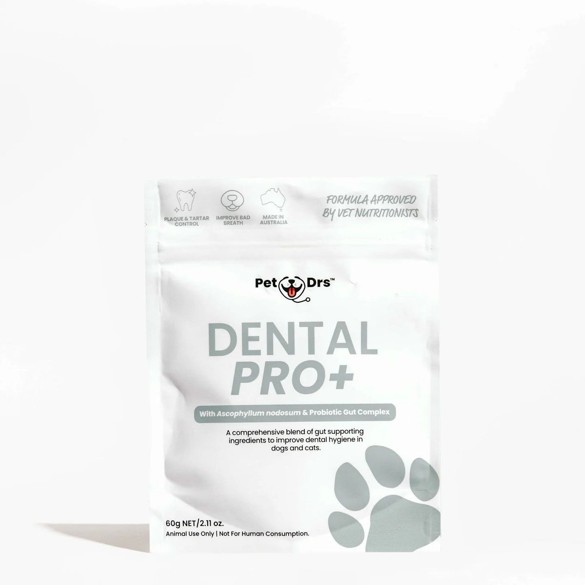 Nourish Pet Co Dental Pro+ pack front