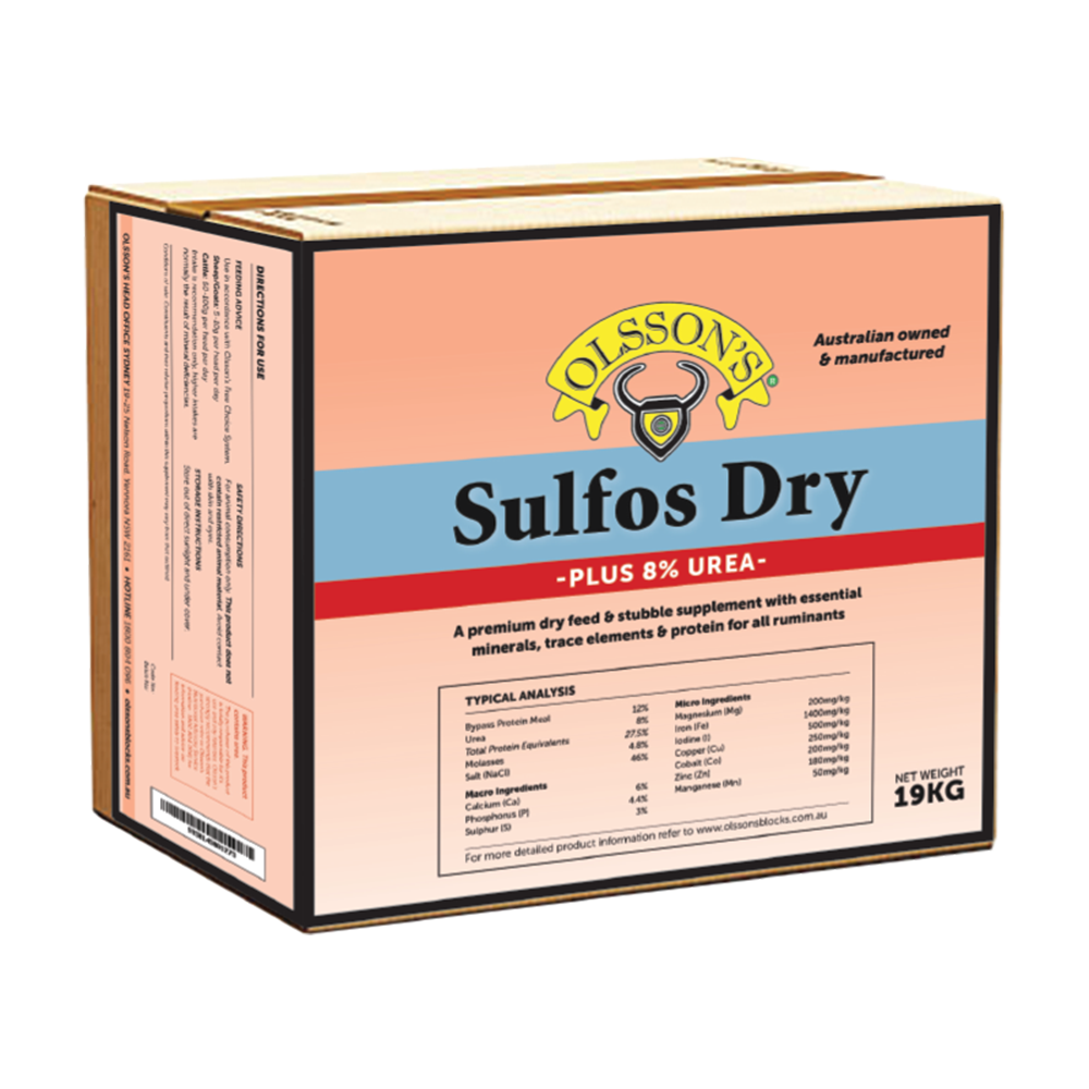Olssons Sulfos Plus 8% Urea Block 19kg