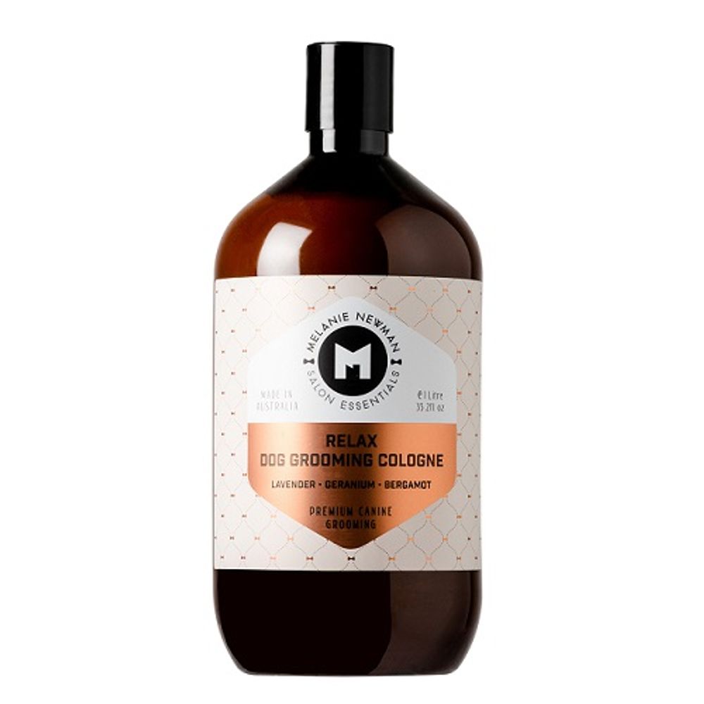 Melanie Newman Relax Dog Grooming Cologne - 1L | PeekAPaw Pet Supplies