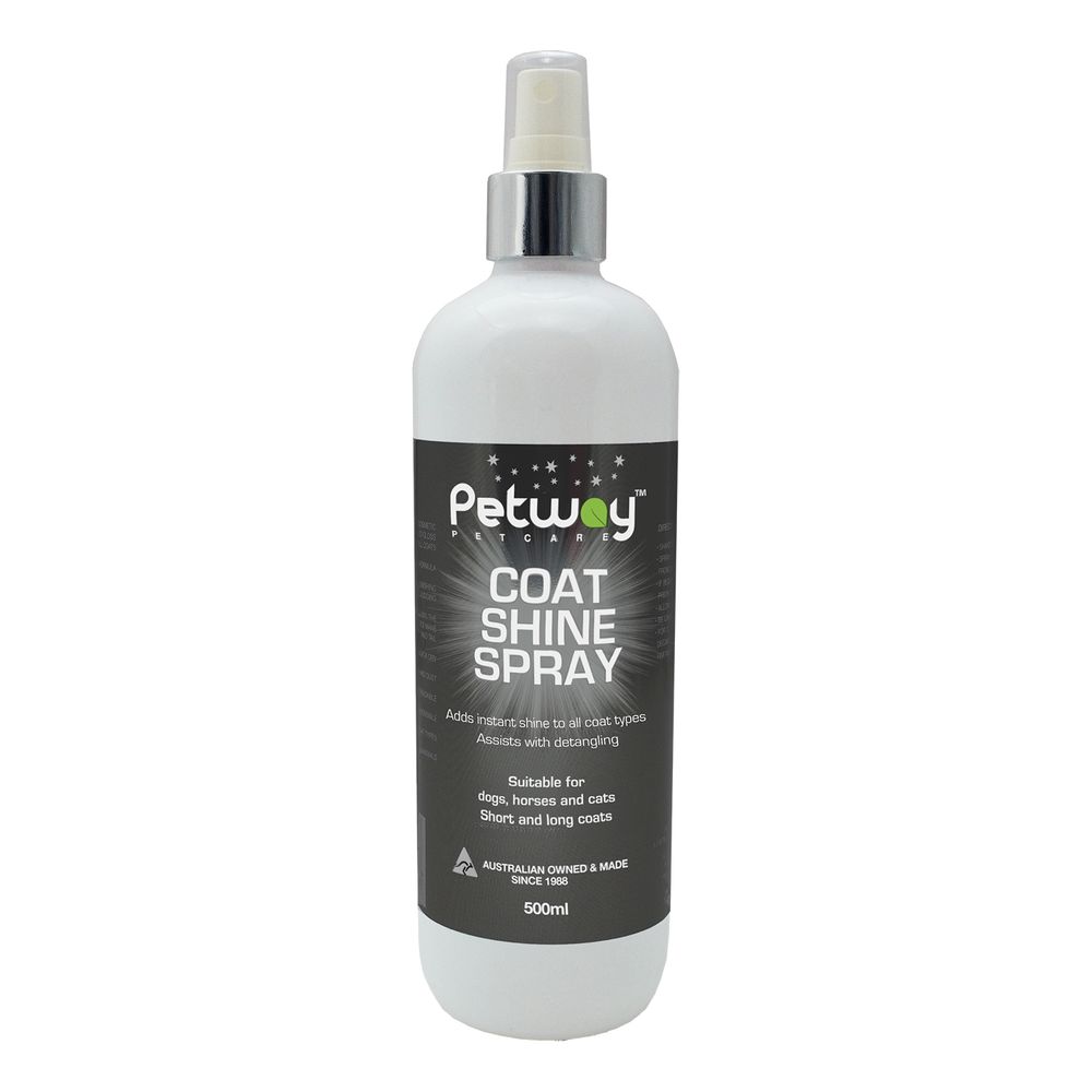 Petway Petcare Coat Shine Spray - 500ml | PeekAPaw Pet Supplies