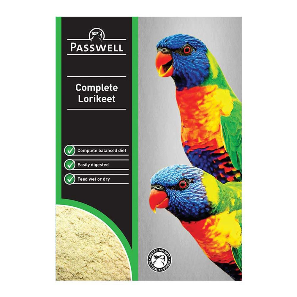 Passwell Complete Lorikeet Food - 10kg | PeekAPaw Pet Supplies