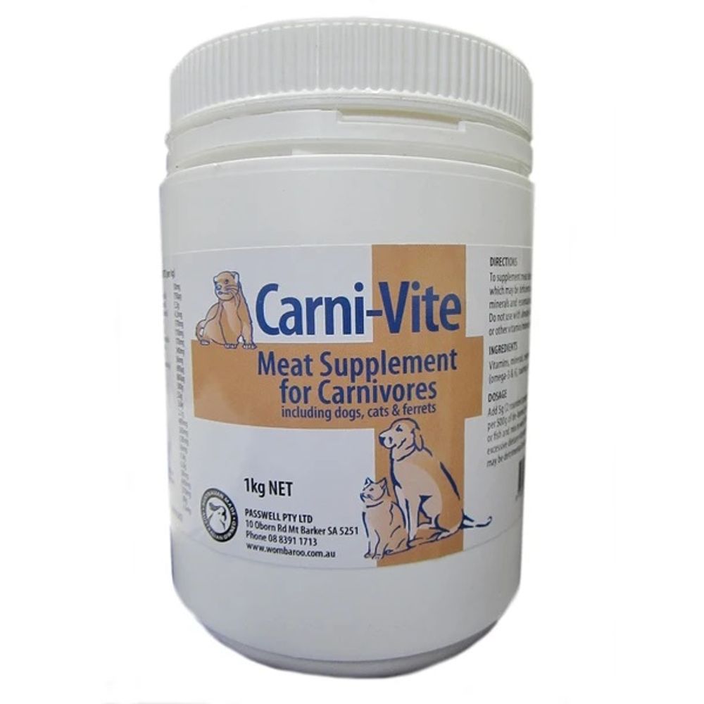 Passwell Carni-Vite - 1kg | PeekAPaw Pet Supplies