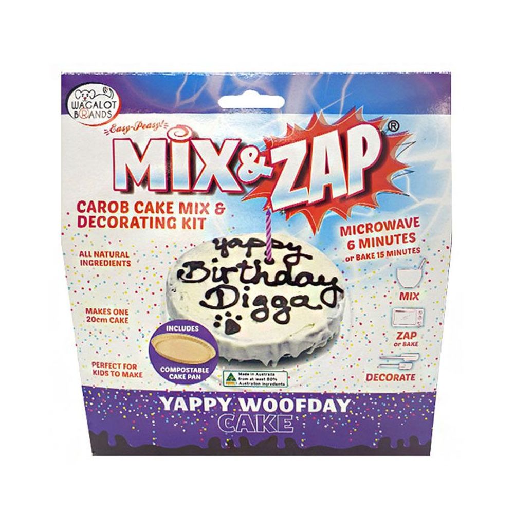 Wagalot Mix & Zap Yappy Woof Day Cake Kit - 565g