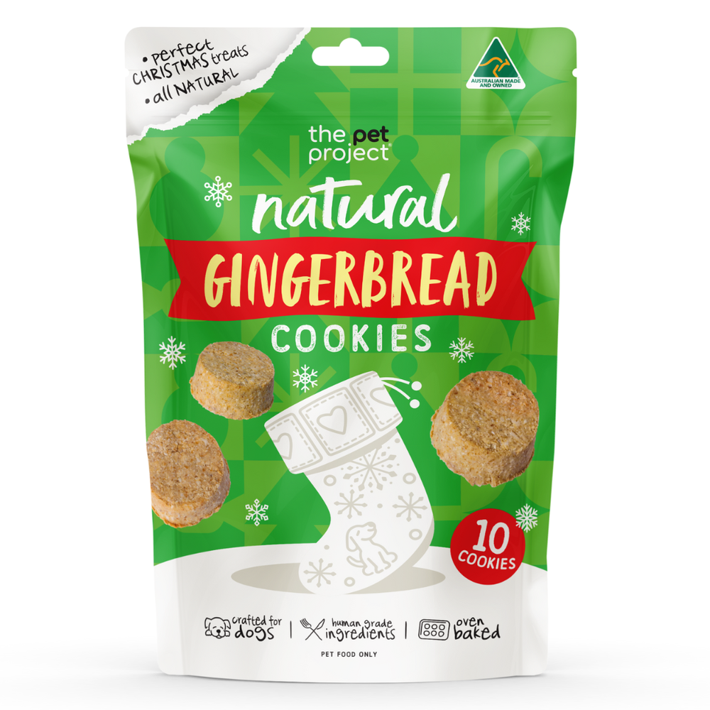 The Pet Project Gingerbread Cookies - 10 Pack | PeekAPaw Pet Supplies