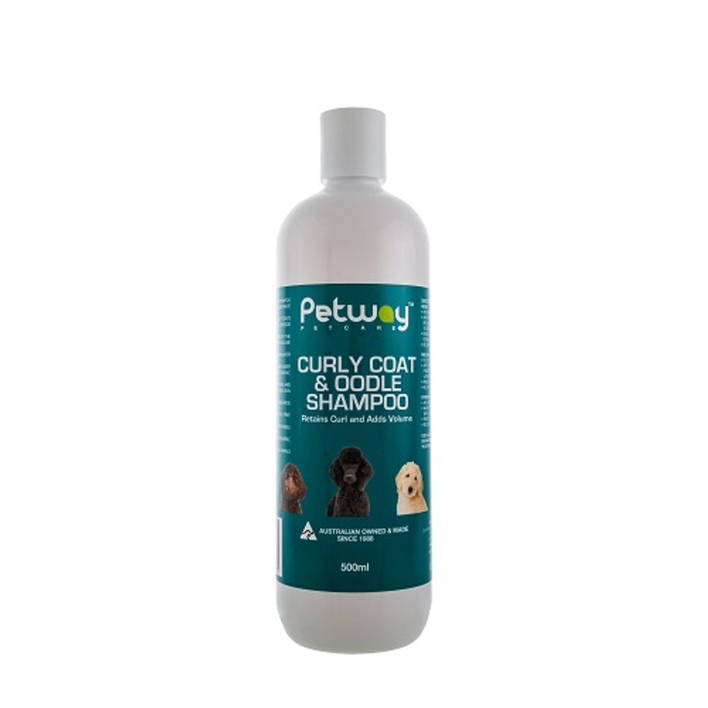 Petway Petcare Curly Coat & Oodle Shampoo - 500ml | PeekAPaw Pet Supplies