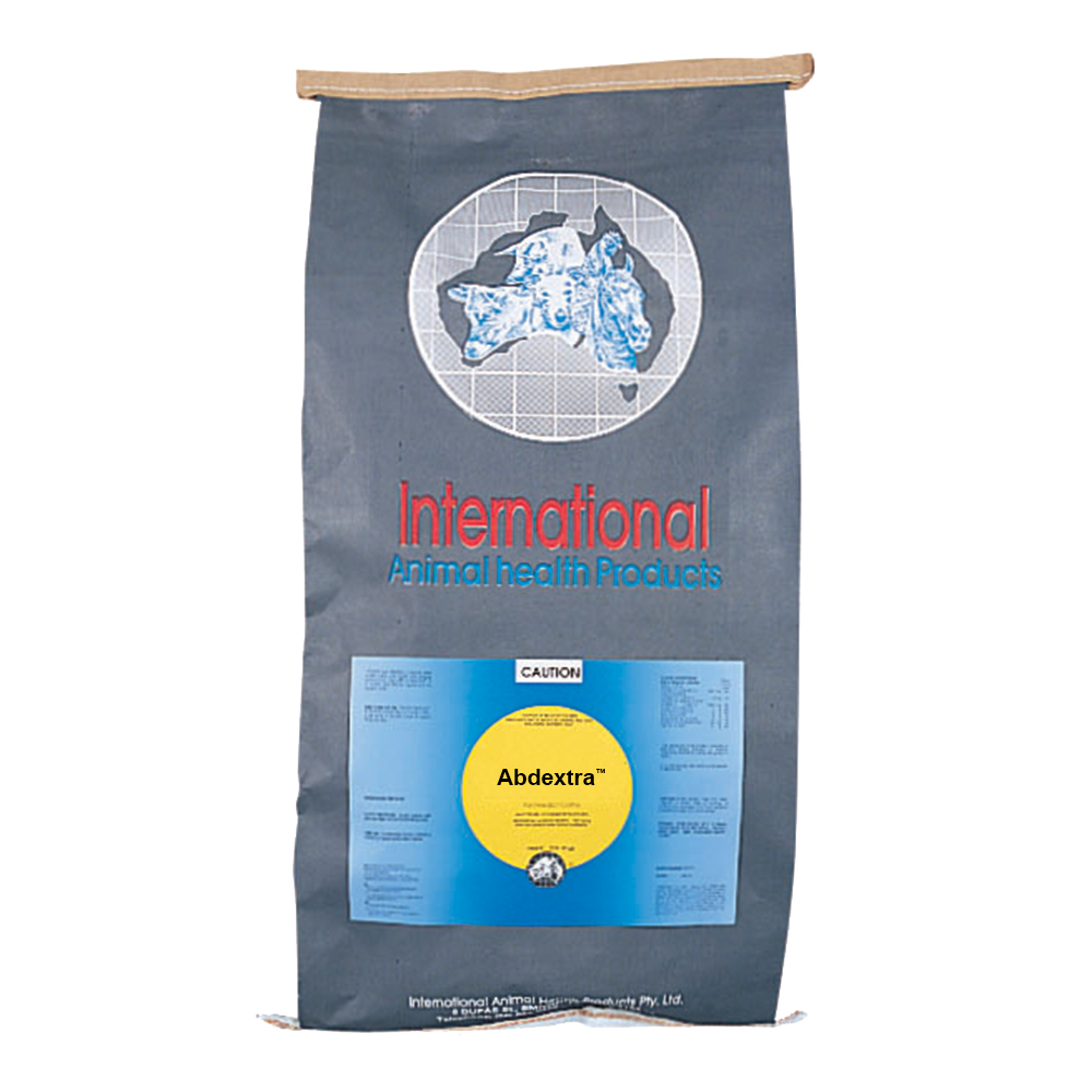International Animal Health Abdextra Scour Treatment Powder 500g pack front
