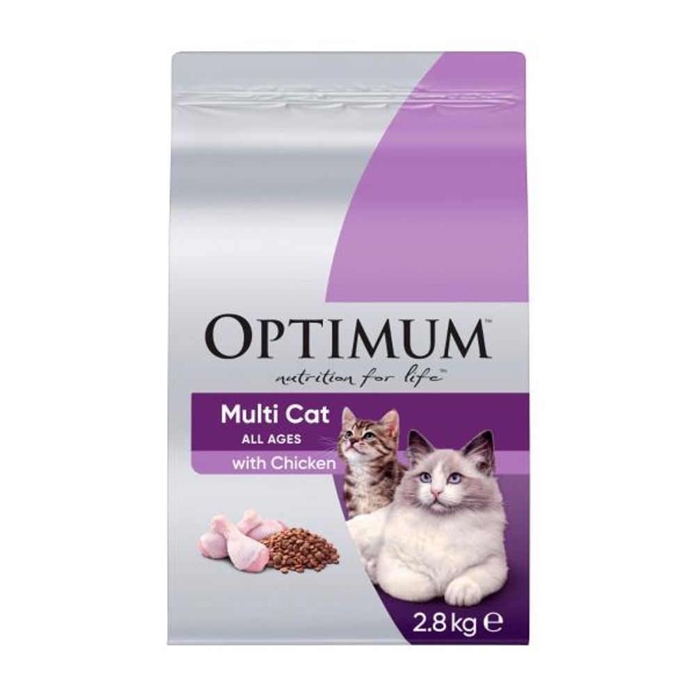 OPTIMUM Multi Cat Chicken Dry Cat Food