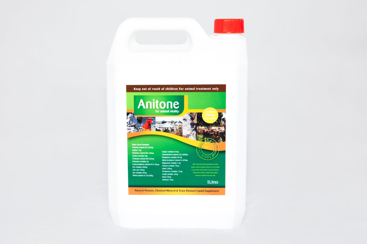 Anitone Wellness & Vitality liquid mineral supplement 5L drum
