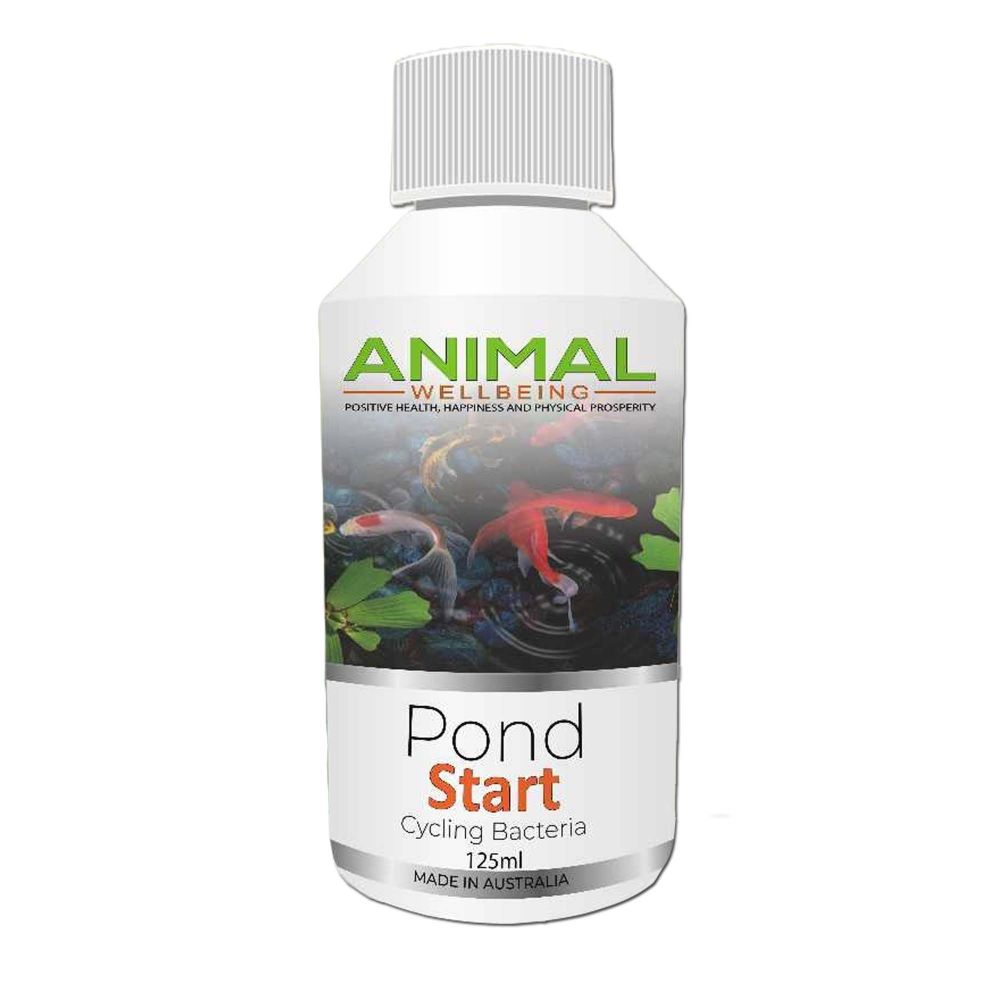 Animal Wellbeing Pond Start Cycling Bacteria 125ml bottle | PeekAPaw Pet Supplies