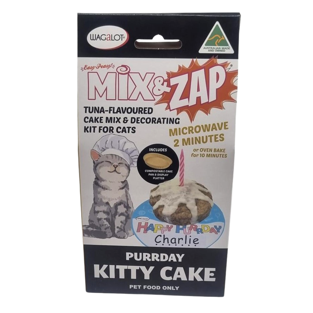 Wagalot Mix & Zap Kitty Cat Cake Kit - 165g
