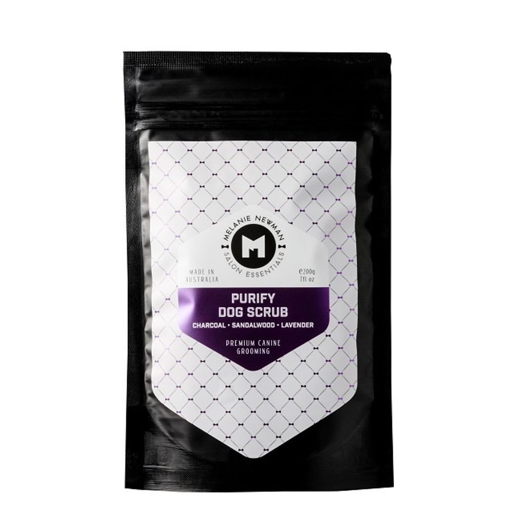 Melanie Newman Purify Dog Scrub - 200g | PeekAPaw Pet Supplies