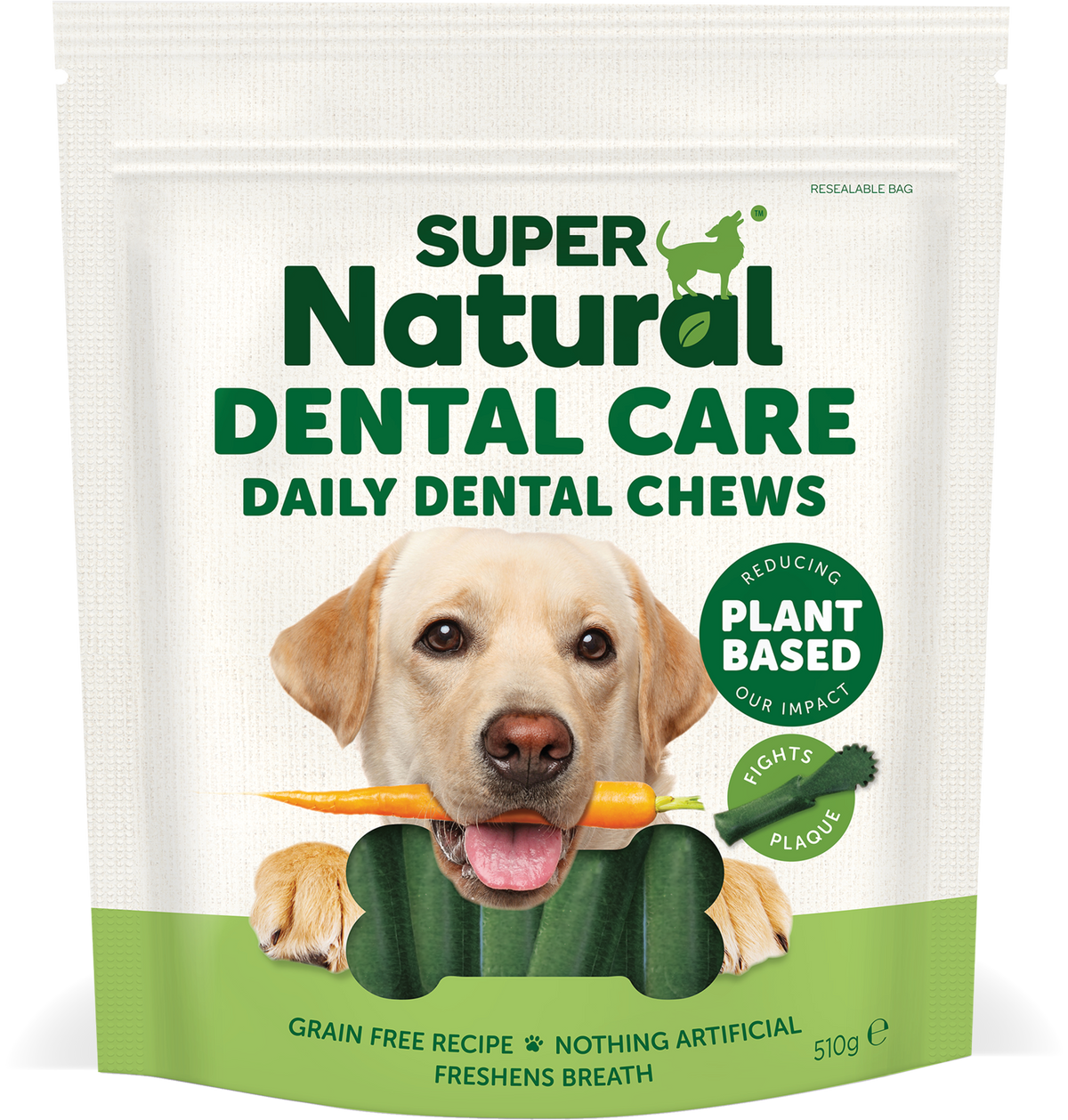 Supernatural Daily Dental Chews for Dogs pack front