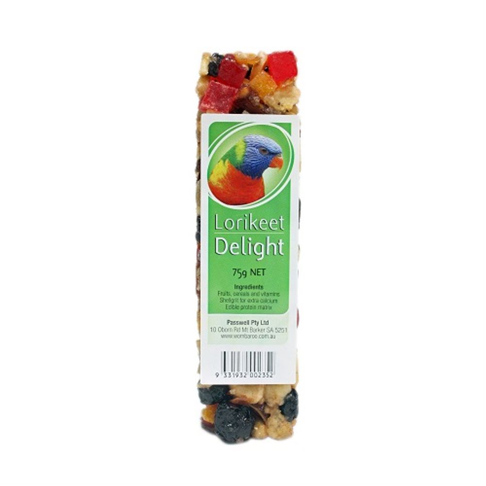 Passwell Avian Delight Bird Treat Bar - Lorikeet | PeekAPaw Pet Supplies
